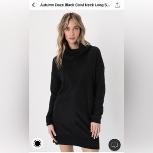 Lulus black sweater dress!
